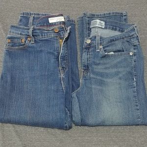 Levis Blue Jeans Size 8 Womens Levi Strauss Signature Pants Lot